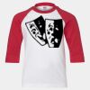 Youth Three Quarter Sleeve Baseball T-Shirt Thumbnail