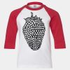 Youth Three Quarter Sleeve Baseball T-Shirt Thumbnail