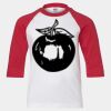 Youth Three Quarter Sleeve Baseball T-Shirt Thumbnail