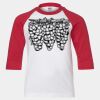 Youth Three Quarter Sleeve Baseball T-Shirt Thumbnail