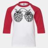 Youth Three Quarter Sleeve Baseball T-Shirt Thumbnail