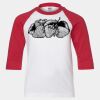 Youth Three Quarter Sleeve Baseball T-Shirt Thumbnail