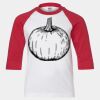 Youth Three Quarter Sleeve Baseball T-Shirt Thumbnail