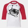 Youth Three Quarter Sleeve Baseball T-Shirt Thumbnail