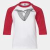 Youth Three Quarter Sleeve Baseball T-Shirt Thumbnail