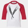 Youth Three Quarter Sleeve Baseball T-Shirt Thumbnail