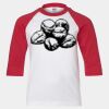 Youth Three Quarter Sleeve Baseball T-Shirt Thumbnail