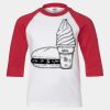 Youth Three Quarter Sleeve Baseball T-Shirt Thumbnail