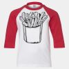 Youth Three Quarter Sleeve Baseball T-Shirt Thumbnail