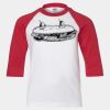 Youth Three Quarter Sleeve Baseball T-Shirt Thumbnail