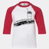Youth Three Quarter Sleeve Baseball T-Shirt Thumbnail