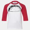 Youth Three Quarter Sleeve Baseball T-Shirt Thumbnail