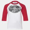 Youth Three Quarter Sleeve Baseball T-Shirt Thumbnail