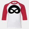 Youth Three Quarter Sleeve Baseball T-Shirt Thumbnail