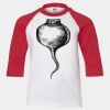 Youth Three Quarter Sleeve Baseball T-Shirt Thumbnail