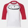Youth Three Quarter Sleeve Baseball T-Shirt Thumbnail