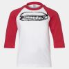 Youth Three Quarter Sleeve Baseball T-Shirt Thumbnail