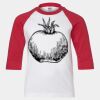 Youth Three Quarter Sleeve Baseball T-Shirt Thumbnail