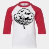 Youth Three Quarter Sleeve Baseball T-Shirt Thumbnail