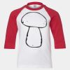 Youth Three Quarter Sleeve Baseball T-Shirt Thumbnail