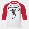 Youth Three Quarter Sleeve Baseball T-Shirt Thumbnail
