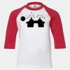 Youth Three Quarter Sleeve Baseball T-Shirt Thumbnail