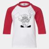 Youth Three Quarter Sleeve Baseball T-Shirt Thumbnail