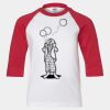 Youth Three Quarter Sleeve Baseball T-Shirt Thumbnail