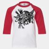 Youth Three Quarter Sleeve Baseball T-Shirt Thumbnail