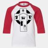 Youth Three Quarter Sleeve Baseball T-Shirt Thumbnail
