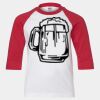 Youth Three Quarter Sleeve Baseball T-Shirt Thumbnail
