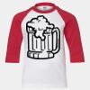Youth Three Quarter Sleeve Baseball T-Shirt Thumbnail