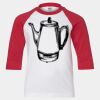 Youth Three Quarter Sleeve Baseball T-Shirt Thumbnail