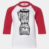 Youth Three Quarter Sleeve Baseball T-Shirt Thumbnail