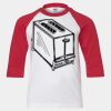 Youth Three Quarter Sleeve Baseball T-Shirt Thumbnail