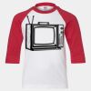 Youth Three Quarter Sleeve Baseball T-Shirt Thumbnail