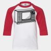 Youth Three Quarter Sleeve Baseball T-Shirt Thumbnail