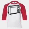 Youth Three Quarter Sleeve Baseball T-Shirt Thumbnail