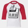 Youth Three Quarter Sleeve Baseball T-Shirt Thumbnail