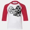 Youth Three Quarter Sleeve Baseball T-Shirt Thumbnail