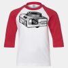 Youth Three Quarter Sleeve Baseball T-Shirt Thumbnail