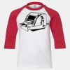 Youth Three Quarter Sleeve Baseball T-Shirt Thumbnail