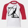 Youth Three Quarter Sleeve Baseball T-Shirt Thumbnail