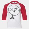 Youth Three Quarter Sleeve Baseball T-Shirt Thumbnail