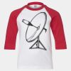 Youth Three Quarter Sleeve Baseball T-Shirt Thumbnail