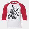 Youth Three Quarter Sleeve Baseball T-Shirt Thumbnail