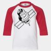 Youth Three Quarter Sleeve Baseball T-Shirt Thumbnail
