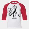 Youth Three Quarter Sleeve Baseball T-Shirt Thumbnail