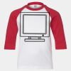 Youth Three Quarter Sleeve Baseball T-Shirt Thumbnail