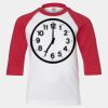 Youth Three Quarter Sleeve Baseball T-Shirt Thumbnail